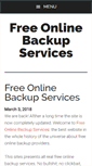 Mobile Screenshot of free-online-backup-services.com