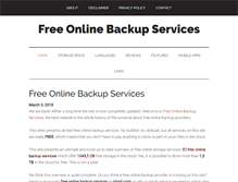 Tablet Screenshot of free-online-backup-services.com